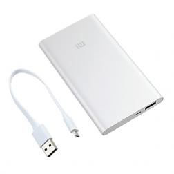 Аккумулятор внешний резервный Xiaomi Powerbank 2 10000 mAh Dual USB Quick Charge 3.0 Серебристый