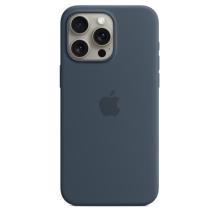 Чехол iPhone 15 Pro Max Silicone Case with MagSafe - Storm Blue