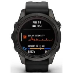 Garmin Fenix 7S Pro Sapphire Solar Carbon Gray DLC Titanium / Black Band