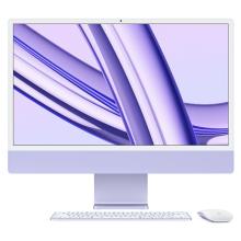 Apple iMac 24" Retina 4,5K, M3 (8C CPU, 10C GPU, 2023), 8 ГБ, 256 ГБ SSD, фиолетовый