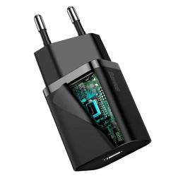 Сетевое зарядное устройство Baseus Super Si Quick Charger 1C 20W Black