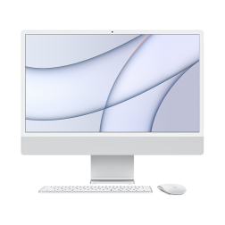 Apple iMac 24" Retina 4,5K, (M1 8C CPU, 8C GPU), 8 ГБ, 256 ГБ SSD, серебристый