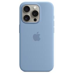 Чехол iPhone 15 Pro Silicone Case with MagSafe - Winter Blue