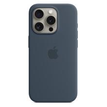 Чехол iPhone 15 Pro Silicone Case with MagSafe - Storm Blue